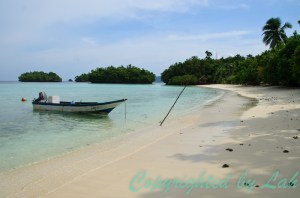 Another beach on Gam Island